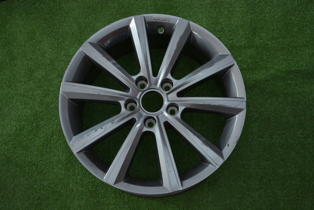 1x Alufelge 17 Zoll 6.5" 5x112 41ET Glanz Grau 3G0071497C VW Passat B8 Rim Wheel FEL9547195676lv