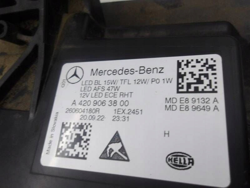 Frontscheinwerfer Mercedes-Benz Citan W420 A4209063800 Links Headlight SCH3830816448fc