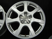 Laden Sie das Bild in den Galerie-Viewer, 4x Alufelge 17 Zoll 7.0" 5x112 37ET Glanz Silber 8R0601025E Audi A5 Q5 Rim Wheel FEL5485183530pf
