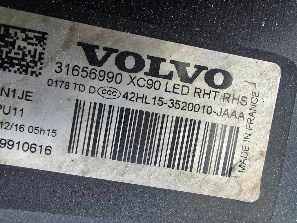 Frontscheinwerfer Volvo Xc90 31656990 Full LED Rechts Scheinwerfer Headlight