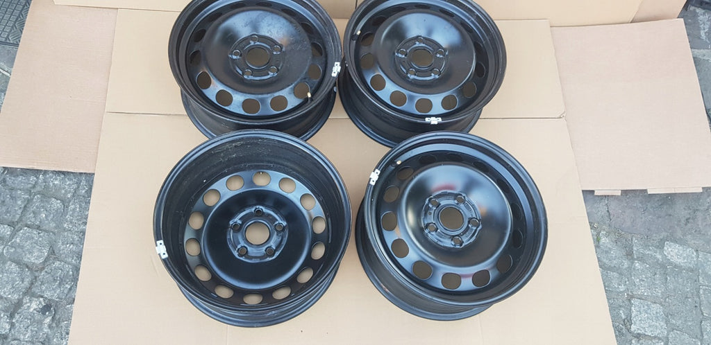 4x Alufelge 16 Zoll 6.5" 5x112 43ET Matt Schwarz 8V0601027A Audi Rim Wheel FEL6713224674ls