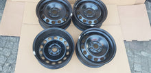 Laden Sie das Bild in den Galerie-Viewer, 4x Alufelge 16 Zoll 6.5" 5x112 43ET Matt Schwarz 8V0601027A Audi Rim Wheel FEL6713224674ls