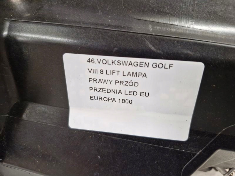 Frontscheinwerfer VW Golf VIII LED Rechts Scheinwerfer Headlight SCH9904666576rc