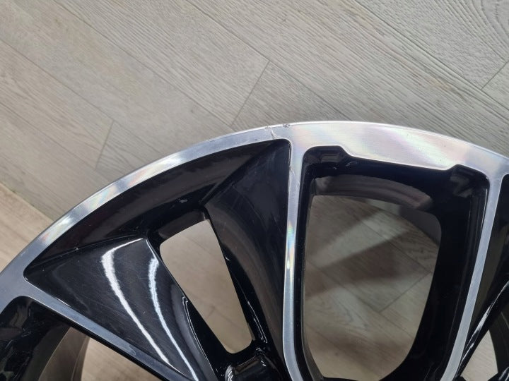 1x Alufelge 19 Zoll 8.0" 5x114.3 55ET Glanz Schwarz 52910-S0100 Hyundai I30 FEL4990542260oc