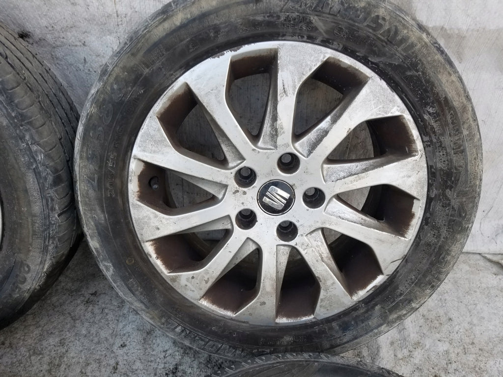 4x Alufelge 16 Zoll 6.5" 5x112 46ET 5F0601025A Seat Leon Rim Wheel FEL3438404976fn