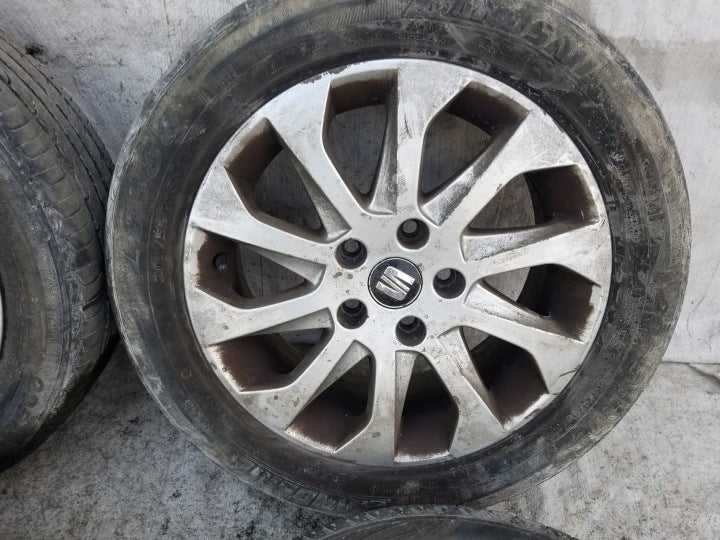 4x Alufelge 16 Zoll 6.5" 5x112 46ET 5F0601025A Seat Leon Rim Wheel FEL3438404976fn
