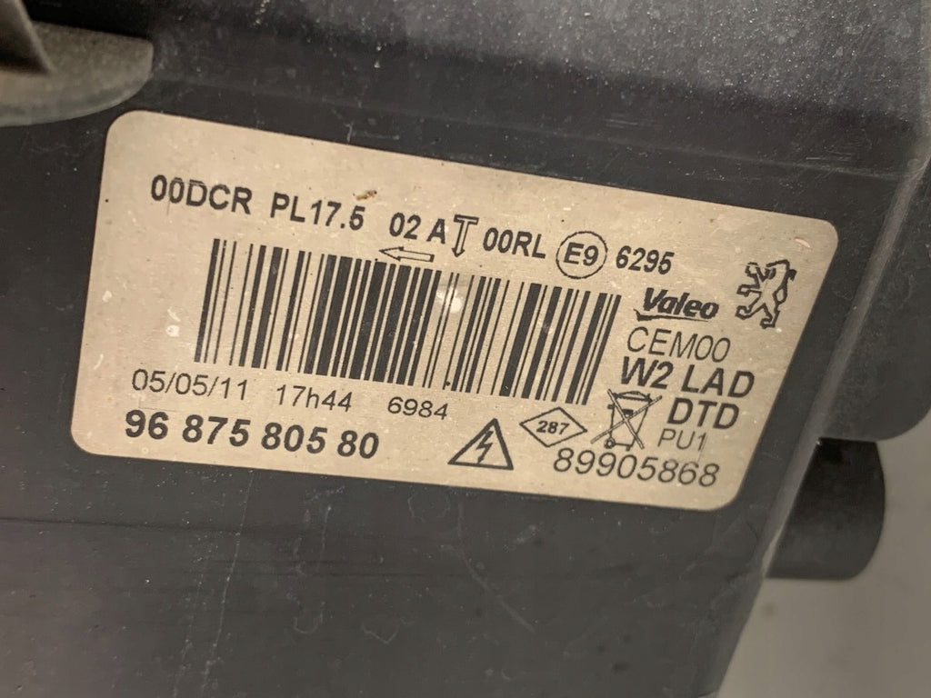 Frontscheinwerfer Peugeot 508 Sw I 9687580580 Ein Stück (Rechts oder Links) SCH5520140110if