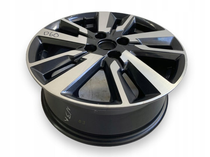 1x Alufelge 16 Zoll 6.0" 4x100 50ET Schwarz 403005FA1 Nissan Micra I K14 FEL4734379535bs