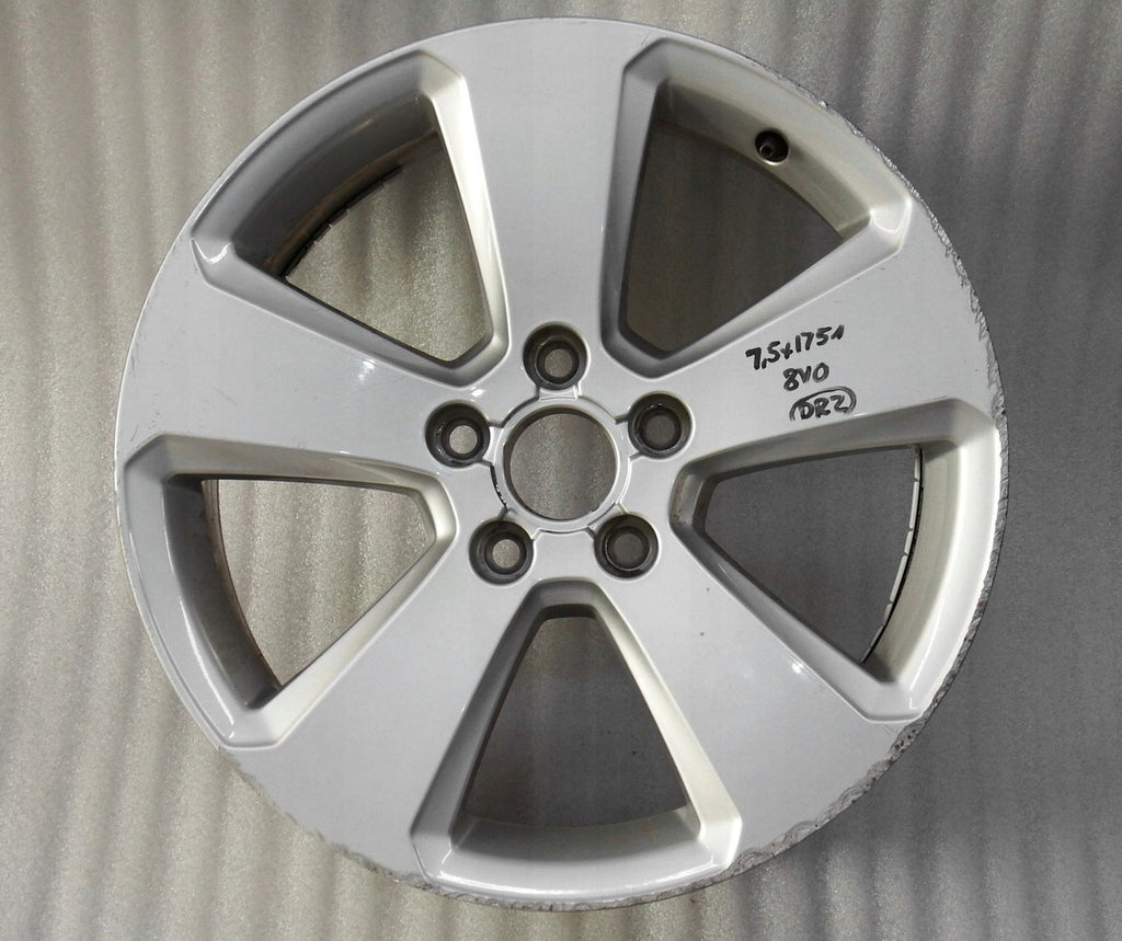 1x Alufelge 17 Zoll 7.5" 5x112 51ET Glanz Silber 8V0601025BK Audi A3 Rim Wheel