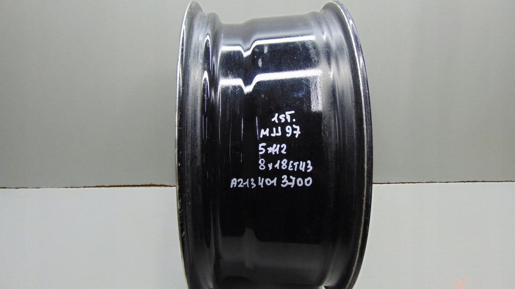 1x Alufelge 18 Zoll 8.0" 5x112 43ET Glanz Schwarz A2134013700 Mercedes-Benz W213 FEL5899065465ut