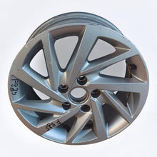 Load image into Gallery viewer, 1x Alufelge 16 Zoll 6.5&quot; 5x112 46ET Glanz Schwarz 5G0601025DM VW Golf Vii