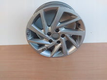 Load image into Gallery viewer, 1x Alufelge 16 Zoll 6.5&quot; 5x112 46ET Glanz Schwarz 5G0601025DM VW Golf Vii