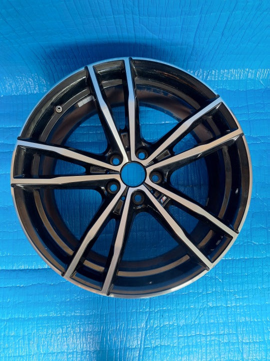 1x Alufelge 19 Zoll 8.0" 5x112 27ET Glanz Schwarz 8089892 BMW 3 G21 G20 FEL5299147421my