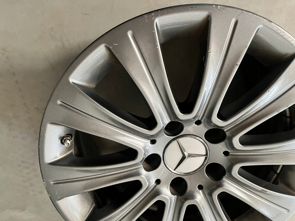 1x Alufelge 16 Zoll 8.0" 5x112 46ET Glanz Graphit A2124015802 Mercedes-Benz W212