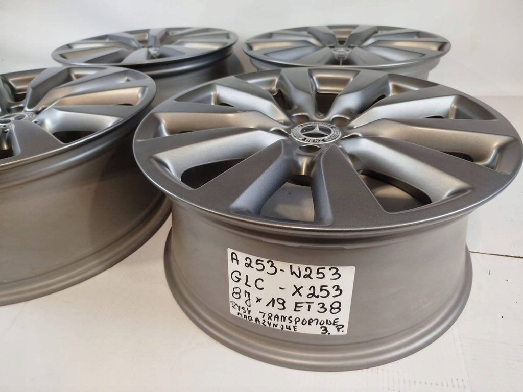 4x Alufelge 19 Zoll 8.0" 5x112 38ET A2534010900 Mercedes-Benz Glc C253 Rim Wheel FEL2895703078ev