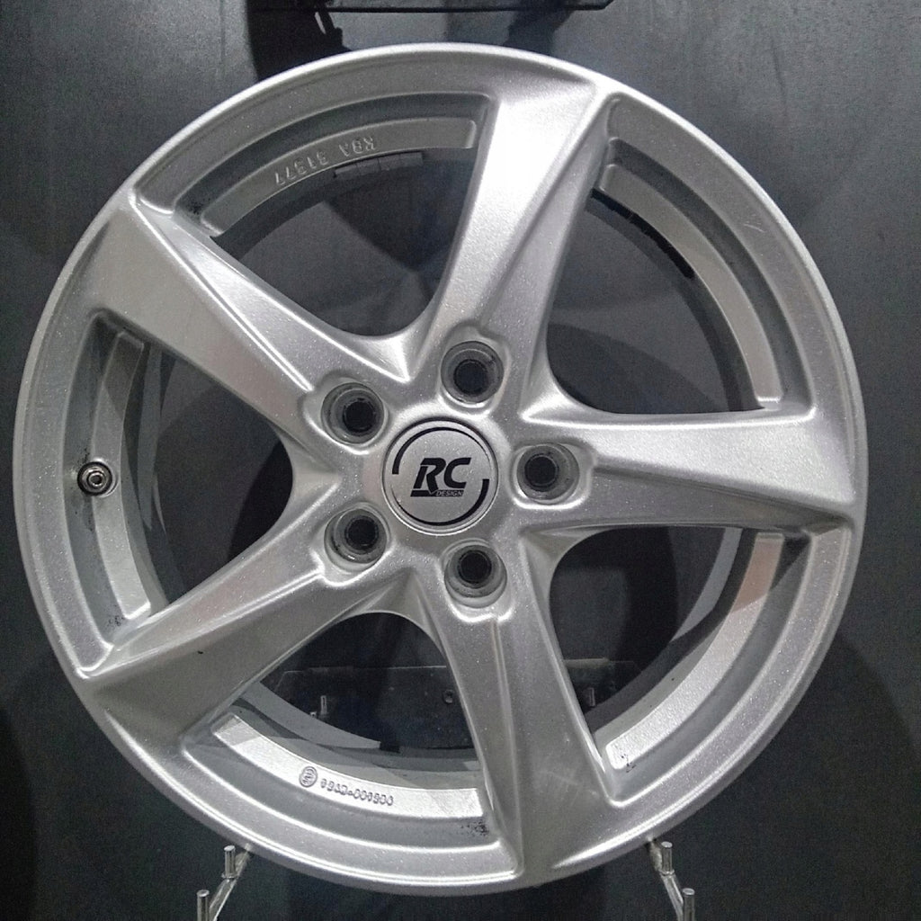 4x Alufelge 16 Zoll 6.0" 5x112 43ET Glanz Silber KBA51577 Audi Rim Wheel FEL8481830476ow