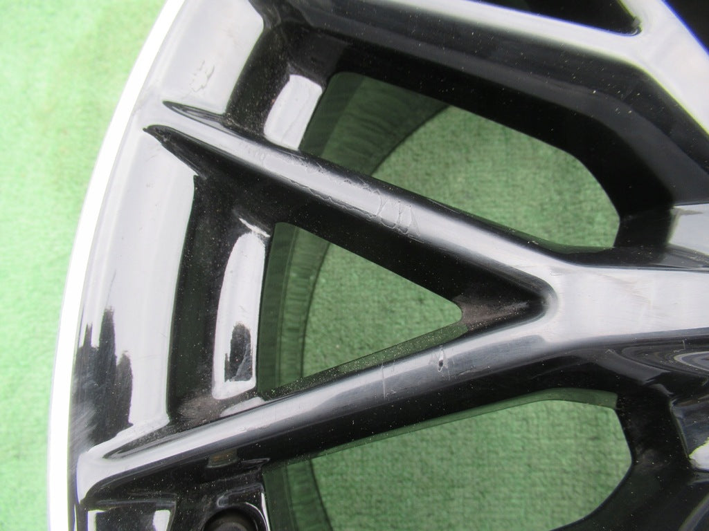 1x Alufelge 18 Zoll 8.0" 5x112 40ET Matt Schwarz 8W0601025 Audi A4 Rim Wheel FEL6440800215al