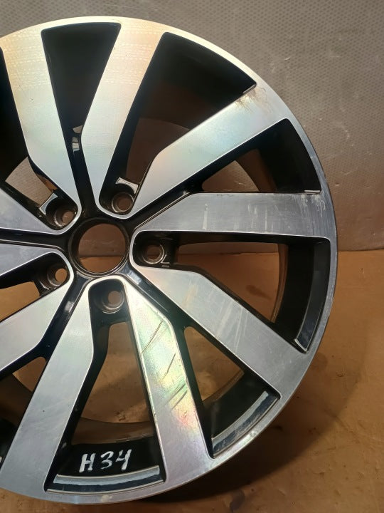 1x Alufelge 18 Zoll 7.5" 5x112 51ET Glanz Schwarz 5G0601025AL VW Golf VII I FEL3745936573hl