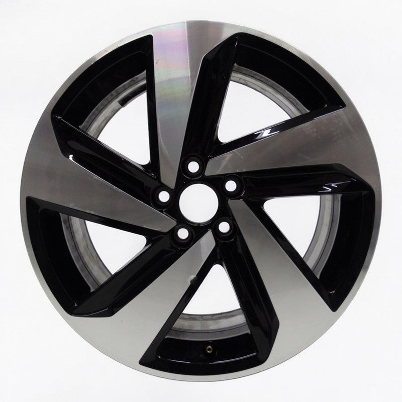 1x Alufelge 17 Zoll 7.5" 5x100 51ET Glanz Schwarz 2G0601025 VW Polo Rim Wheel