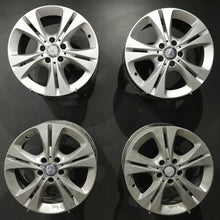 Laden Sie das Bild in den Galerie-Viewer, 4x Alufelge 17 Zoll 7.0" 5x112 48 5ET Matt Silber Mercedes-Benz W205 W204 FEL5740790270ey