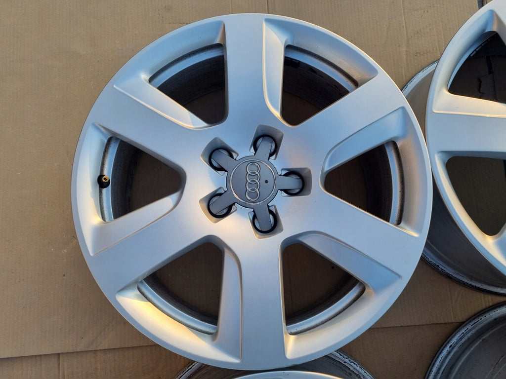 4x Alufelge 17 Zoll 7.0" 5x112 25ET Glanz Silber 4G8601025H Audi C7 A4 B8 FEL8022103527co