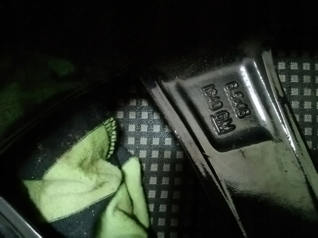 1x Alufelge 16 Zoll 6.5" 4x100 40ET Schwarz 13378580 Opel Corsa Rim Wheel FEL6343583340zy