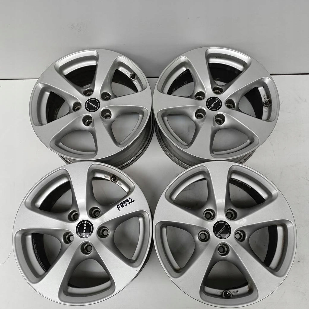 4x Alufelge 16 Zoll 7.0" 5x120 20ET Glanz Silber BMW 5 E60 E61 Rim Wheel FEL9055986365zi