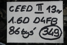 Laden Sie das Bild in den Galerie-Viewer, Motor Kia Ceed D4FB 1.6 CRDI 86TKm 2013 Diesel Engine Unkomplett