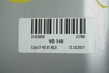 Laden Sie das Bild in den Galerie-Viewer, 1x Alufelge 17 Zoll 7.5&quot; 5x108 50ET Glanz Silber 31423850 Volvo Xc60 Xc40