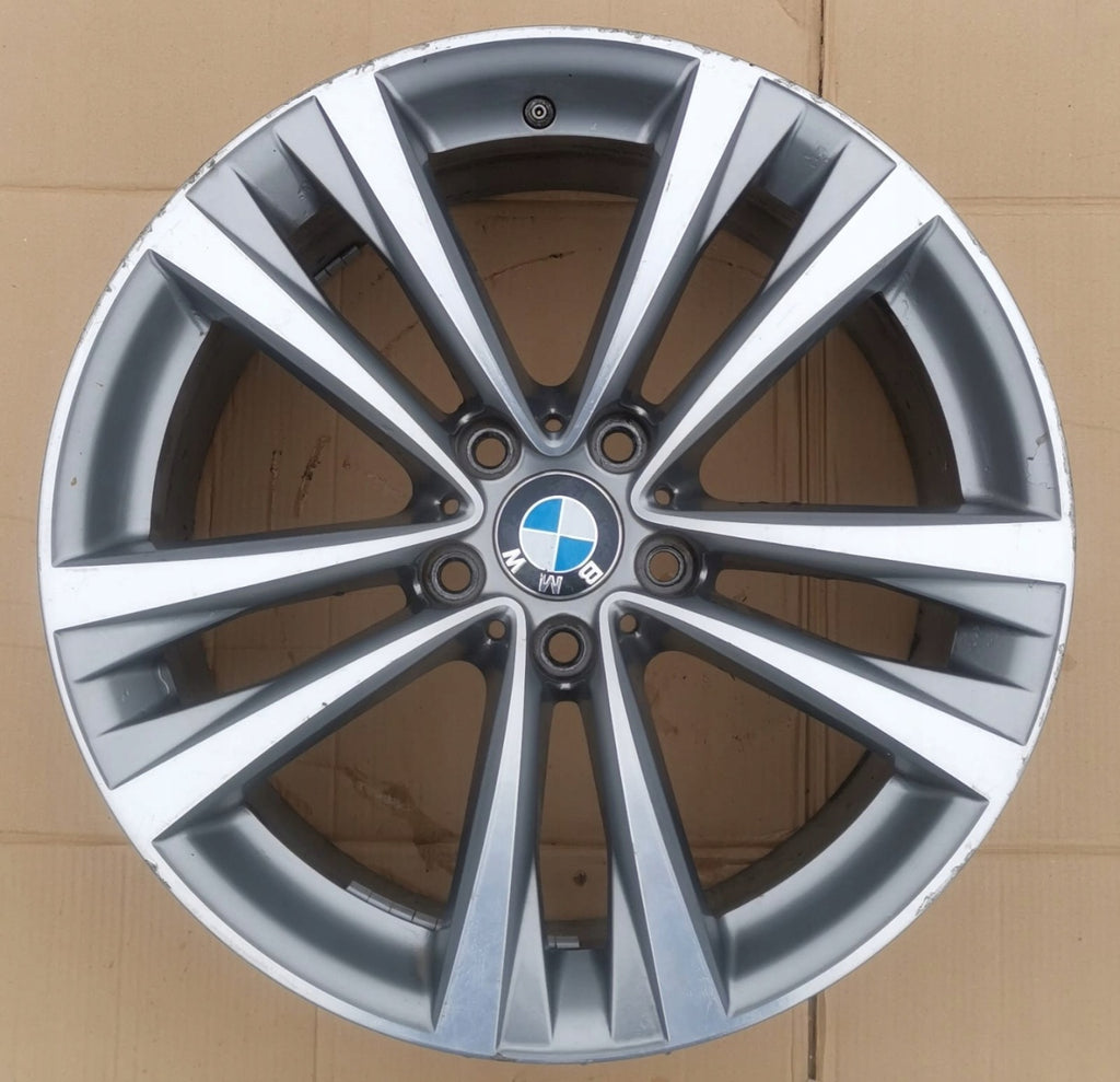 1x Alufelge 19 Zoll 9.0" 5x120 44ET Glanz Grau 6862894 BMW 5 F11 F10 F12 F13 FEL6440791382uc