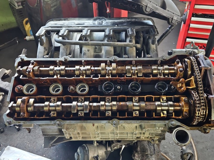 Motor BMW E60 E61 M54B25 2.5 192PS 141kW 2004 Benzin Engine Unkomplett MOT2974277333vx