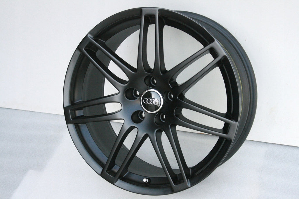 4x Alufelge 19 Zoll 8.5" 5x112 43ET Matt Schwarz 8K0601025AA Audi A6 Allroad