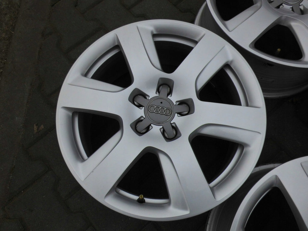 4x Alufelge 17 Zoll 7.0" 5x112 25ET Glanz Silber Audi A5 Rim Wheel