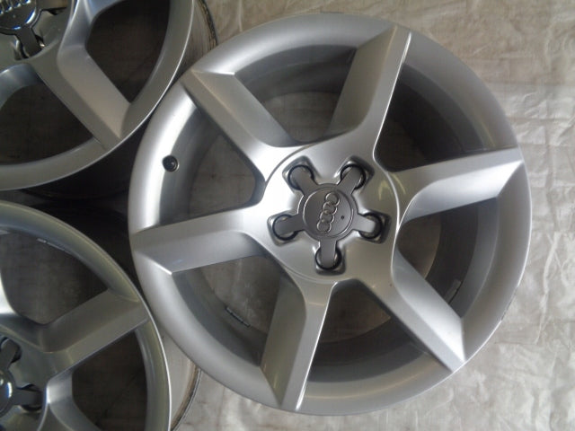 4x Alufelge 17 Zoll 8.0" 5x112 26ET Glanz Silber 8T0601025D Audi A5 Rim Wheel FEL2153857205kc