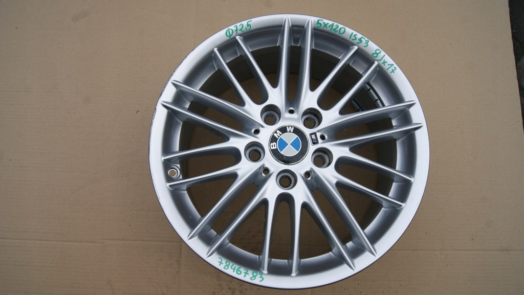 1x Alufelge 17 Zoll 8.0" 5x120 7846783 BMW 1 Rim Wheel FEL3367459507lb