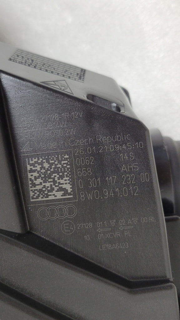 Frontscheinwerfer Audi A4 B9 8W0941012 Full LED Rechts Scheinwerfer Headlight