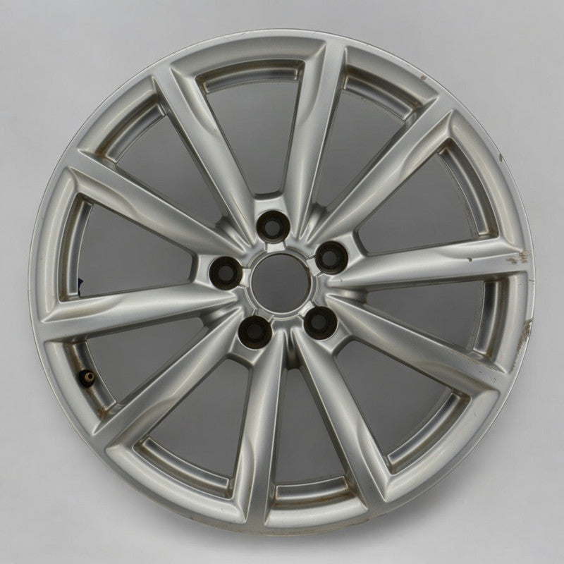 1x Alufelge 18 Zoll 8.0" 5x112 48ET Glanz Silber 4F0601025 Audi C6 Rim Wheel