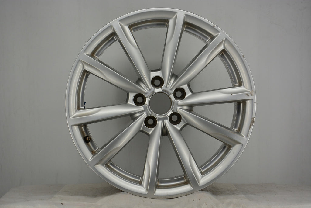 1x Alufelge 18 Zoll 8.0" 5x112 48ET Glanz Silber 4F0601025 Audi C6 Rim Wheel