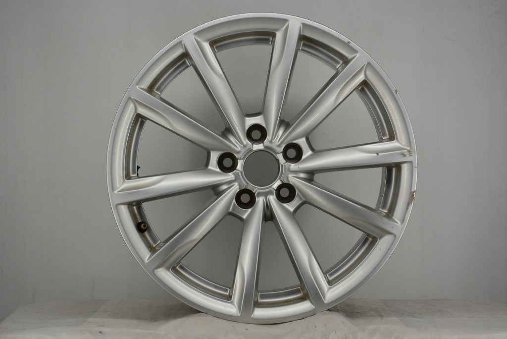 1x Alufelge 18 Zoll 8.0" 5x112 48ET Glanz Silber 4F0601025 Audi C6 Rim Wheel FEL1037519545xq