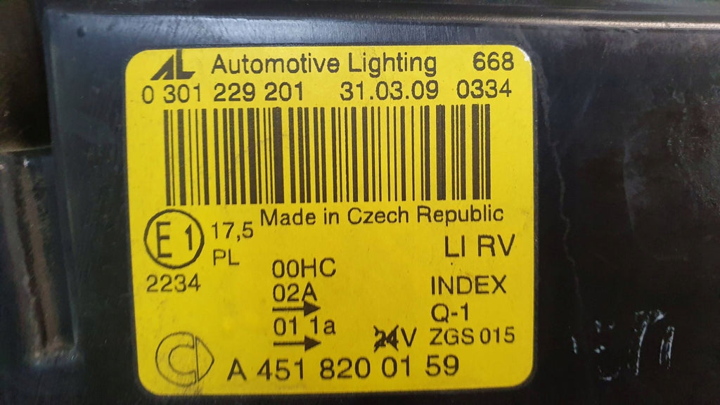 Frontscheinwerfer Smart Fortwo A4518200159 Links Scheinwerfer Headlight SCH5827275040db