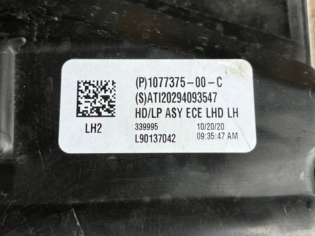 Frontscheinwerfer Tesla Model 3 107737500C Links Scheinwerfer Headlight SCH3589738274xh