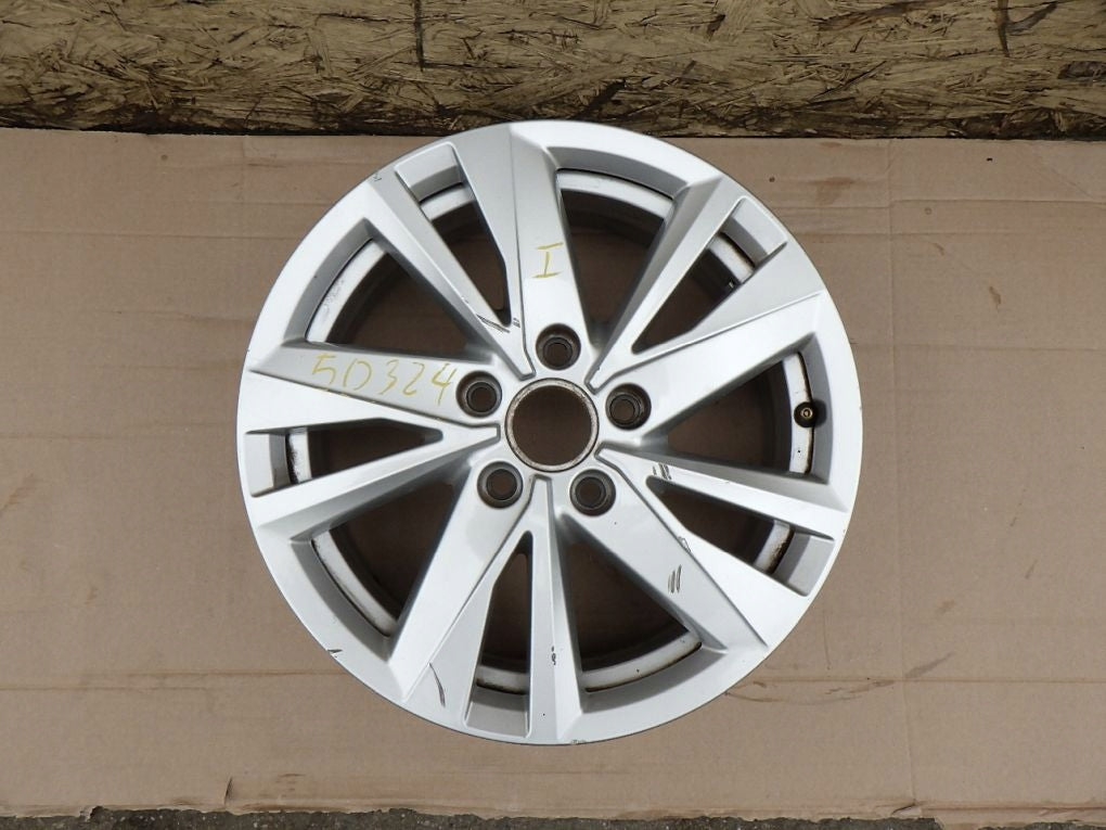 1x Alufelge 16 Zoll 6.5" 5x112 48ET 5TA601025 VW Touran Rim Wheel