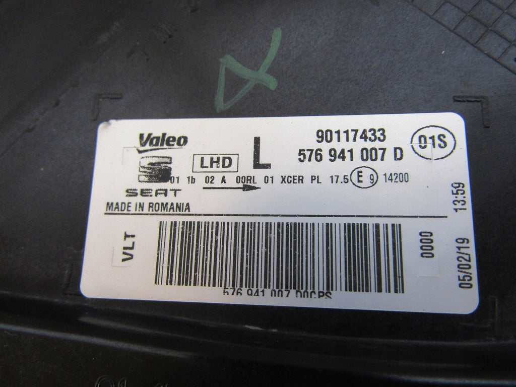 Frontscheinwerfer Seat Ateca 576941007D 90117433 LED Links Headlight