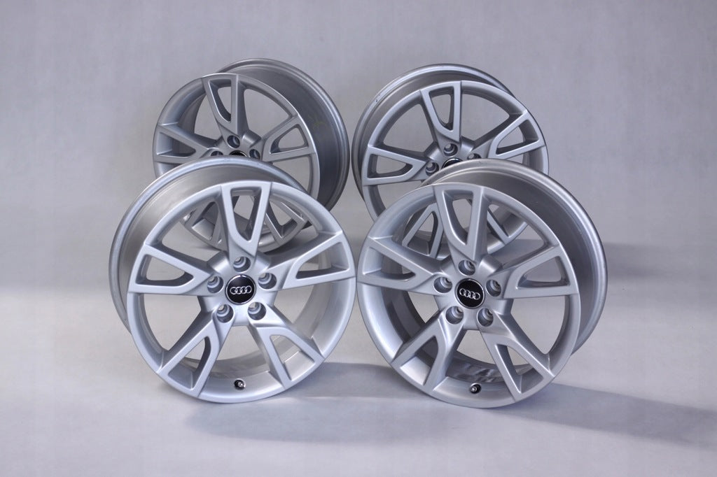 4x Alufelge 17 Zoll 6.5" 5x112 33ET Glanz Silber 8U0071497 Audi Q3 Rim Wheel FEL9856973142cu