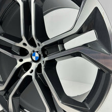 Load image into Gallery viewer, 1x Alufelge 21 Zoll 10.5" 5x112 43ET Glanz Graphit 6885460GRE BMW G05 G06 Mg FEL9352172438bj