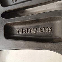 Load image into Gallery viewer, 1x Alufelge 18 Zoll 7.0" 4x108 35ET Glanz Schwarz 52197384 Jeep Rim Wheel FEL8848984907uu