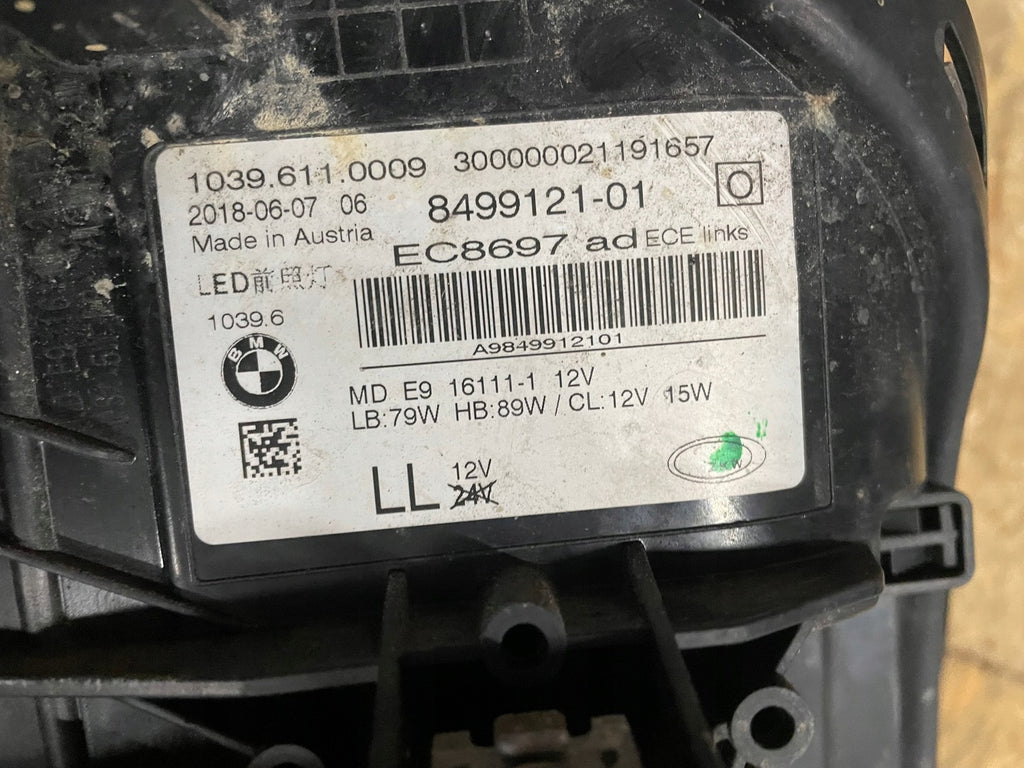 Frontscheinwerfer BMW 5 G31 G30 8499121 8499122 LED Rechts oder Links SCH1422475399zx