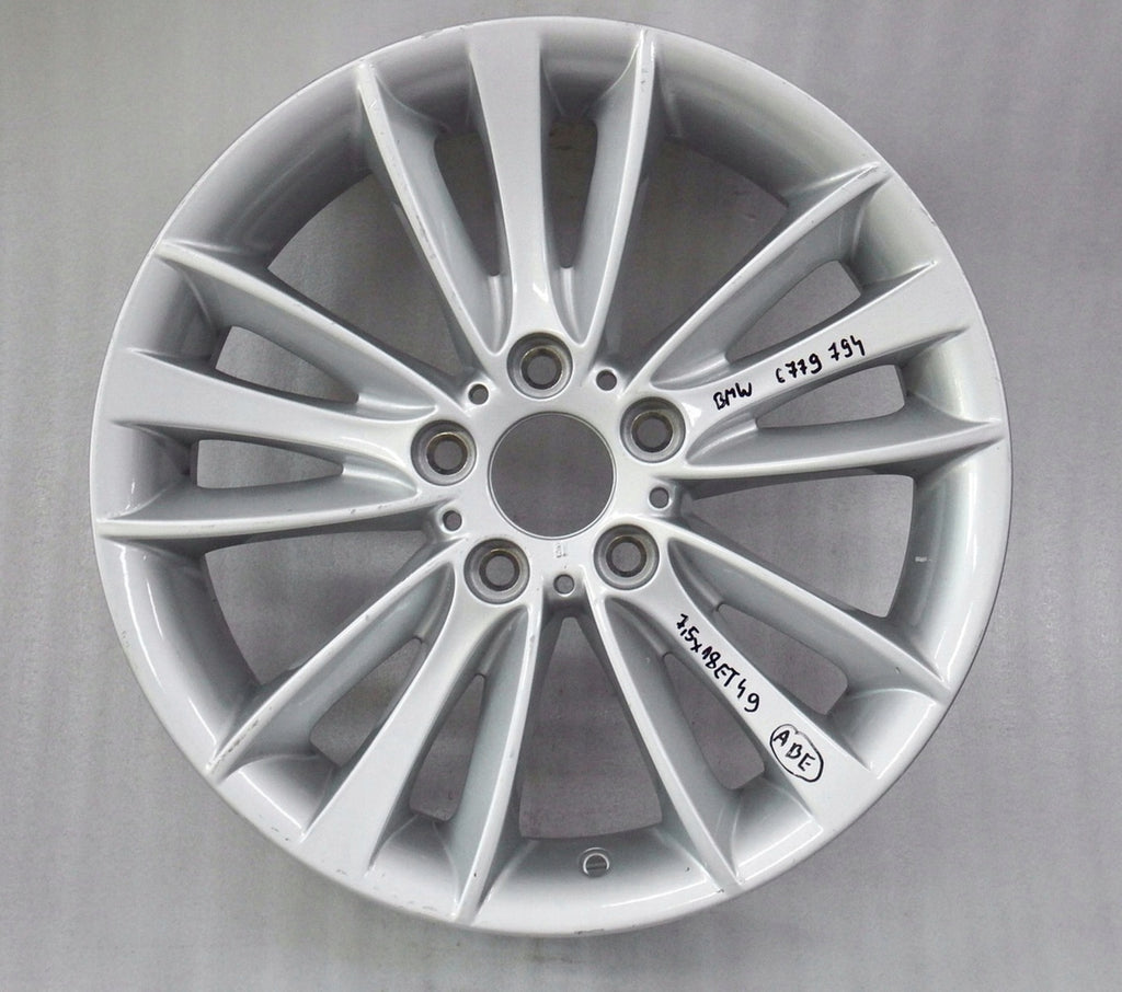 1x Alufelge 18 Zoll 7.5" 5x120 49ET Glanz Silber 6779794 BMW 1 E88 E81 E82 E87 FEL5718403686uf