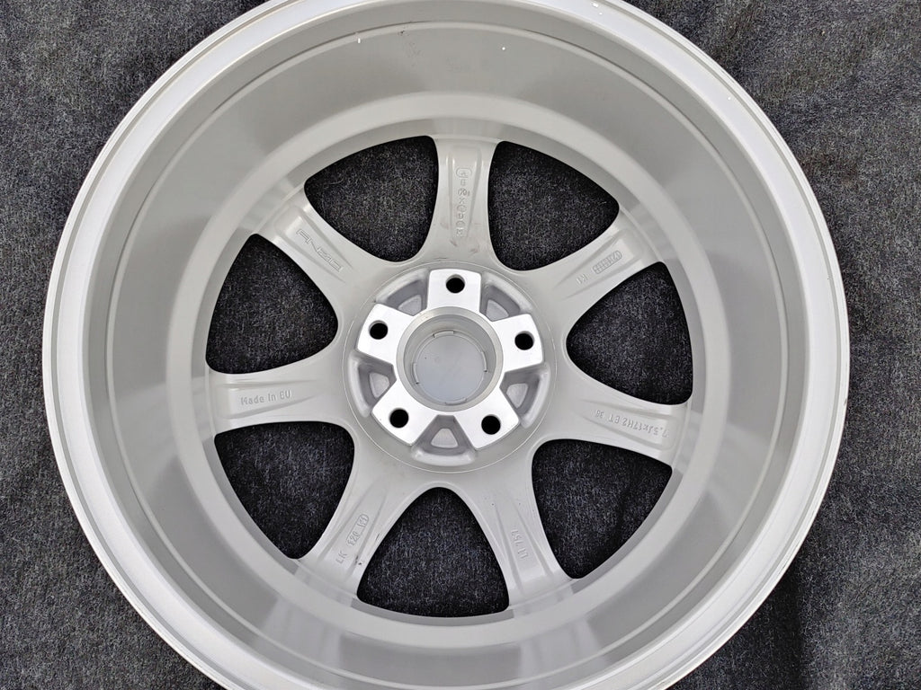 1x Alufelge 17 Zoll 7.5" 5x120 38ET Glanz Silber Rim Wheel FEL3600529138qr