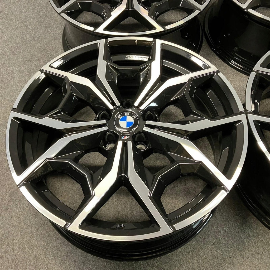 4x Alufelge 19 Zoll 7.5" 5x112 32ET Glanz Schwarz 7916263 BMW X3 G01 Rim Wheel FEL4653756589uj
